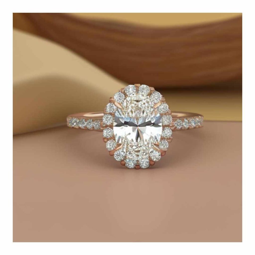 4 carat oval Engagement Ring