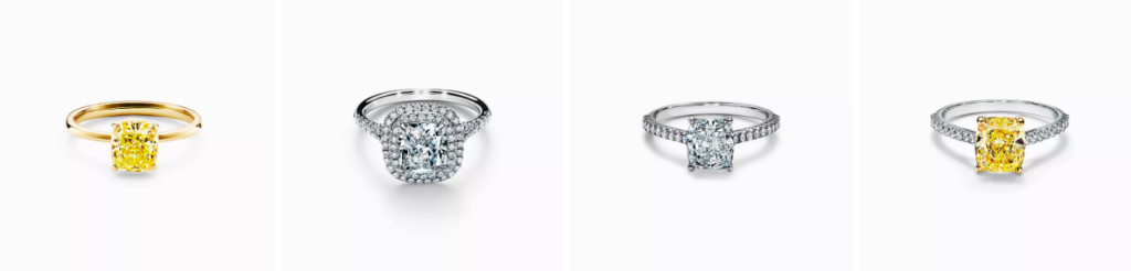 Tiffany's Cushion Cut Engagement Ring