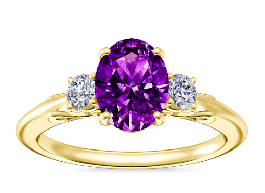 Amethyst Engagement Rings